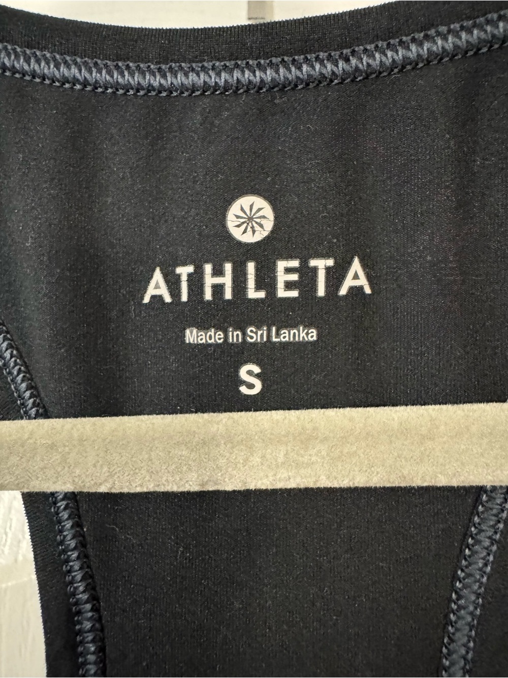 Athleta Black Scoop Neck Racerback Tank - Picture 7 of 7